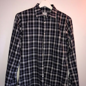 Sandro Casual Long-Sleeved Checked Shirt